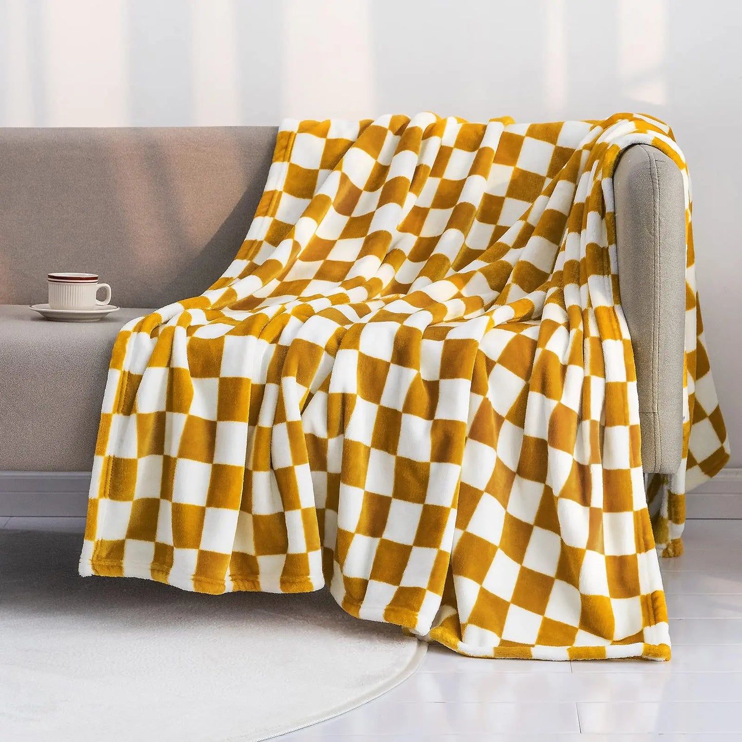 Plaid Flanelle Jaune Vittoria